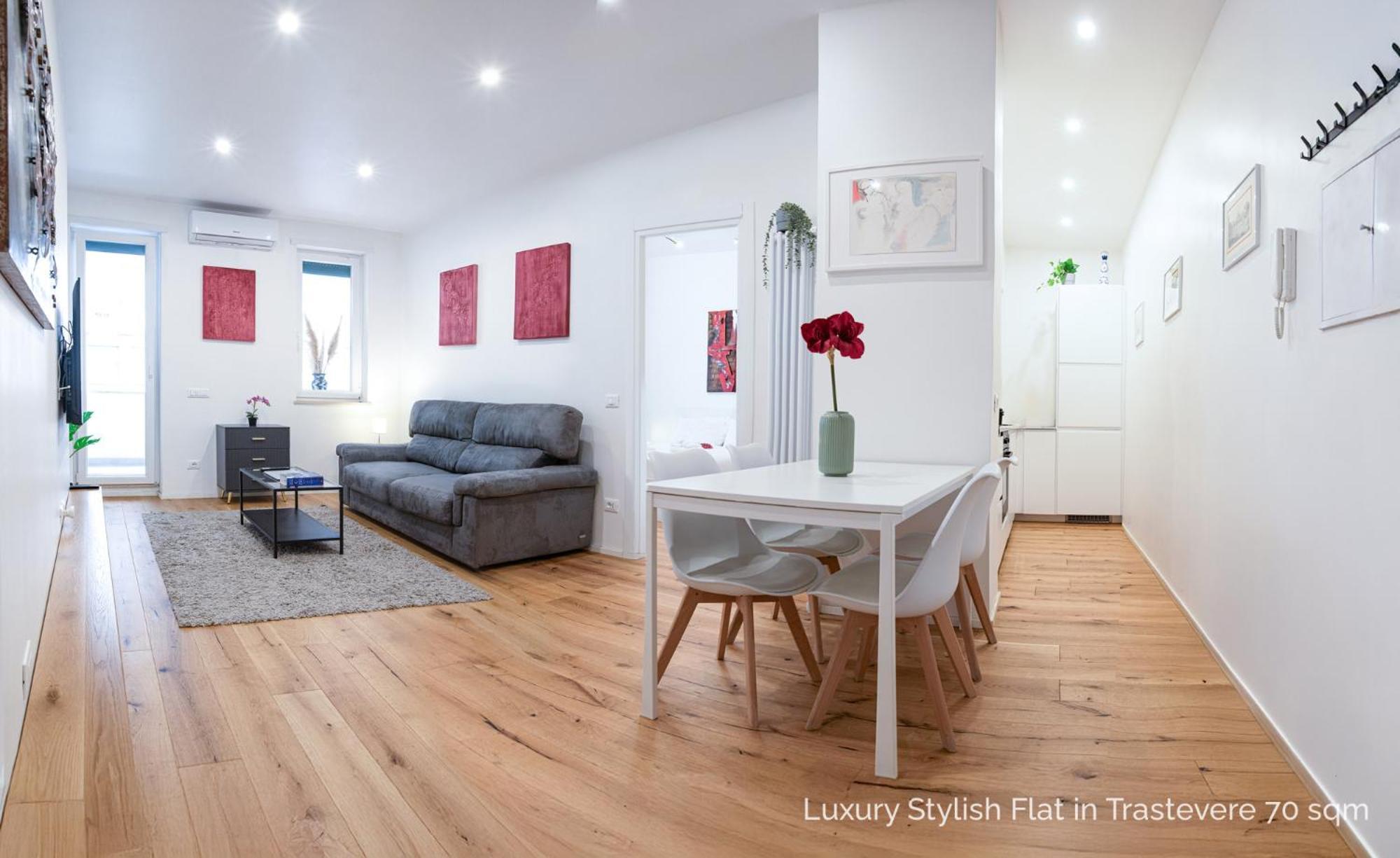 La Dolce Vita - Luxury Stylish Flats In Trastevere 70-90Sqm Roma Exterior foto